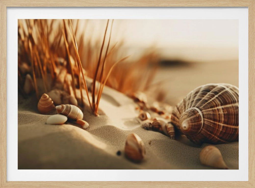 Dunes' Silent Shells | Poster