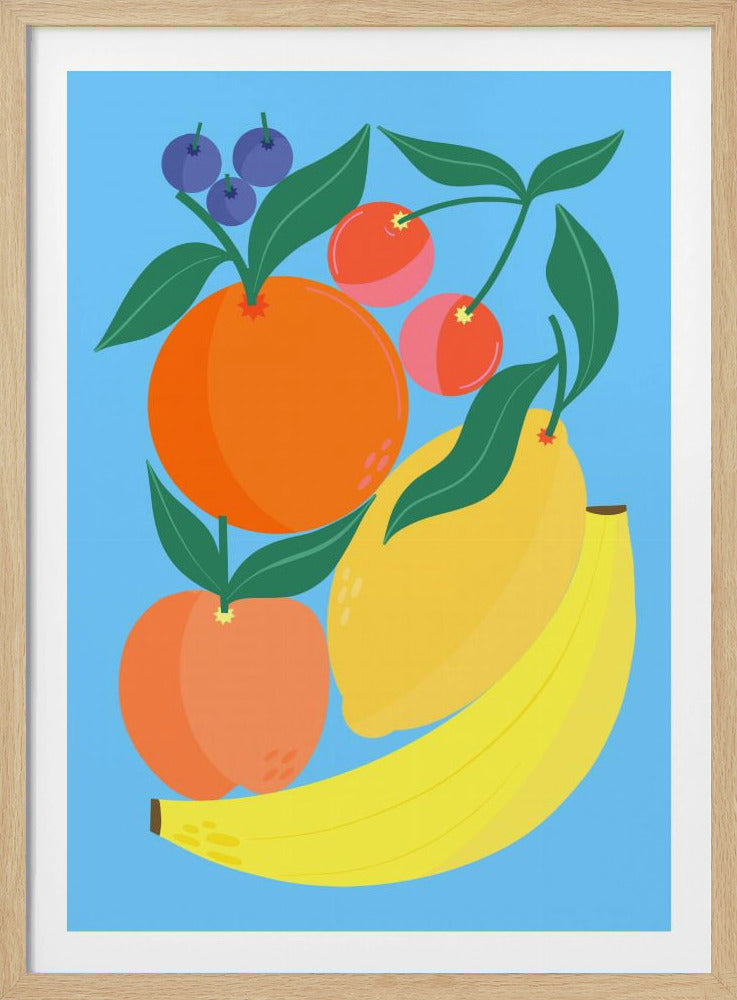 Stacked Fruits | Poster
