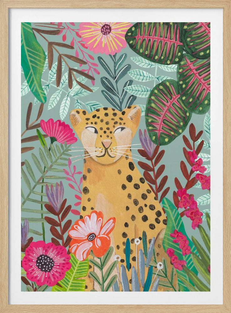 Leopard in the Jungle | Poster