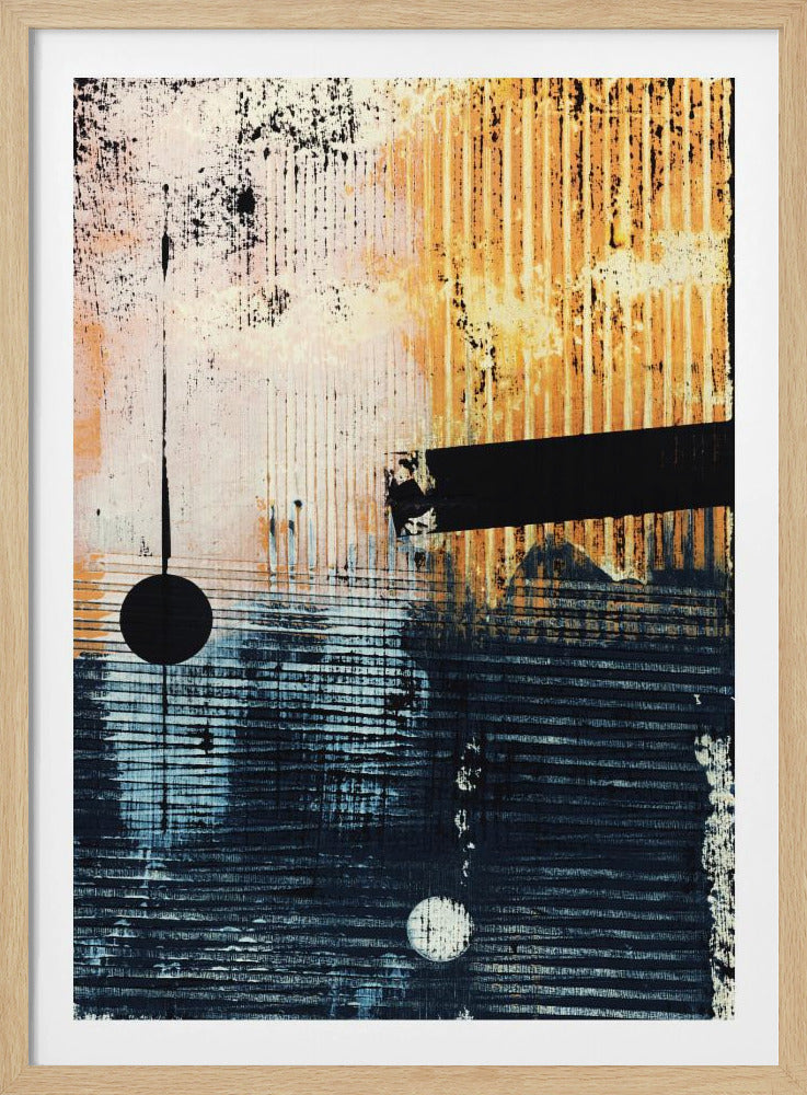 Abstract Artwork With Geometric Composition | Poster