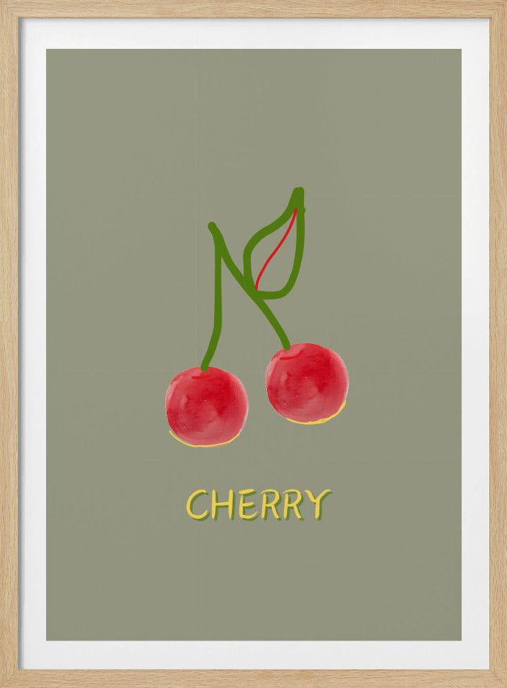 Cherry in Green | Poster