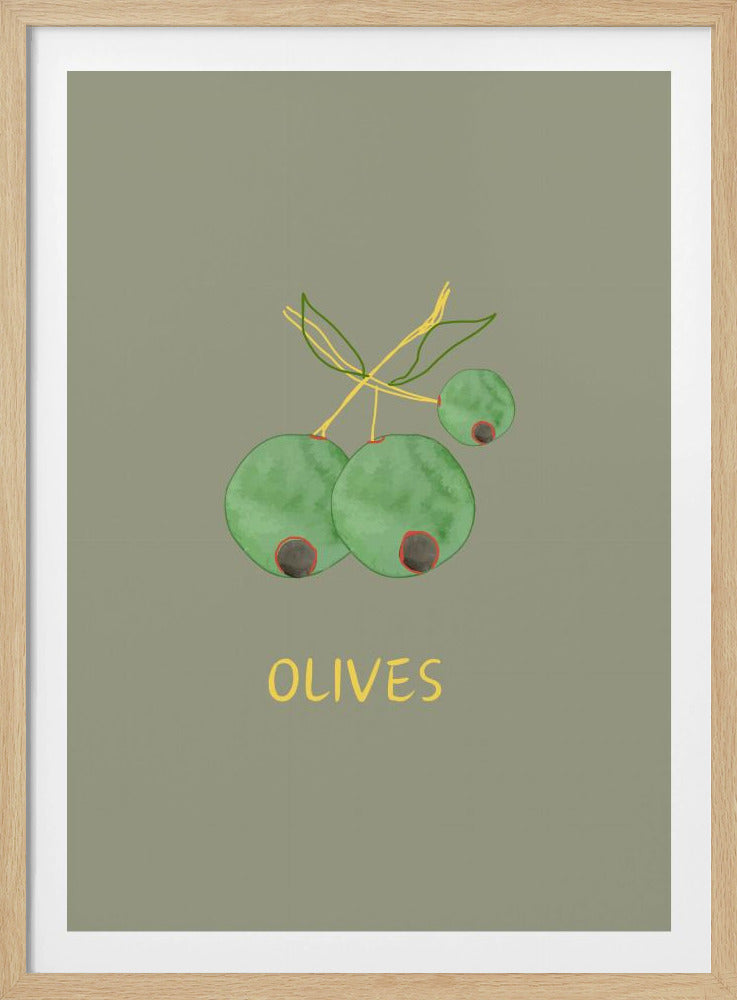 Olives in Green | Poster