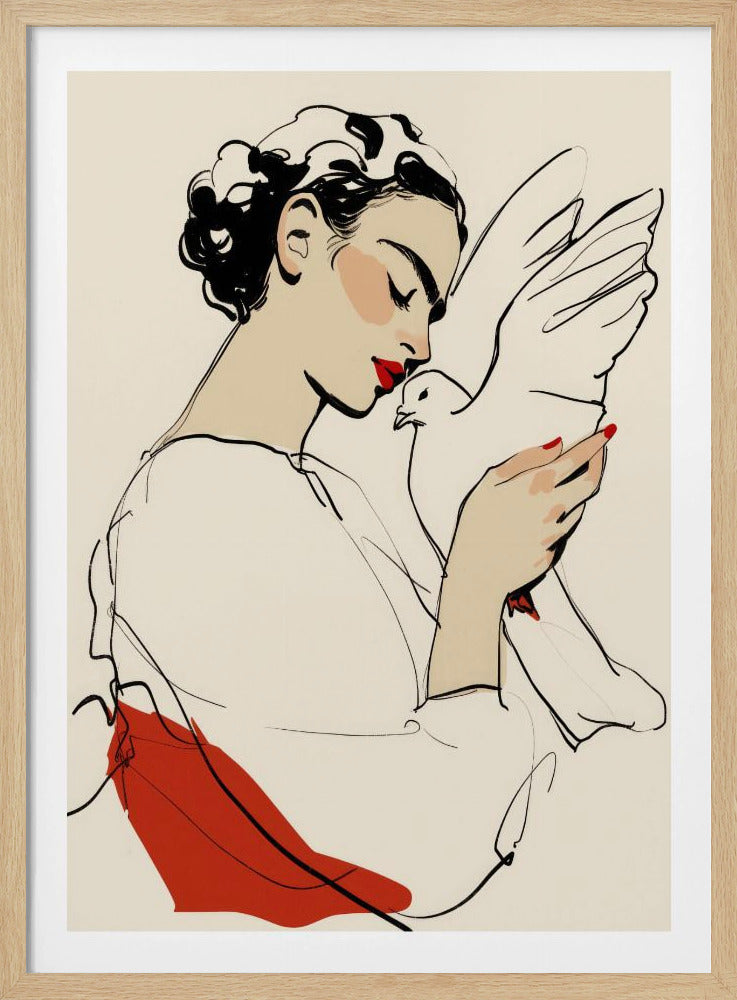 Dove Embrace | Poster