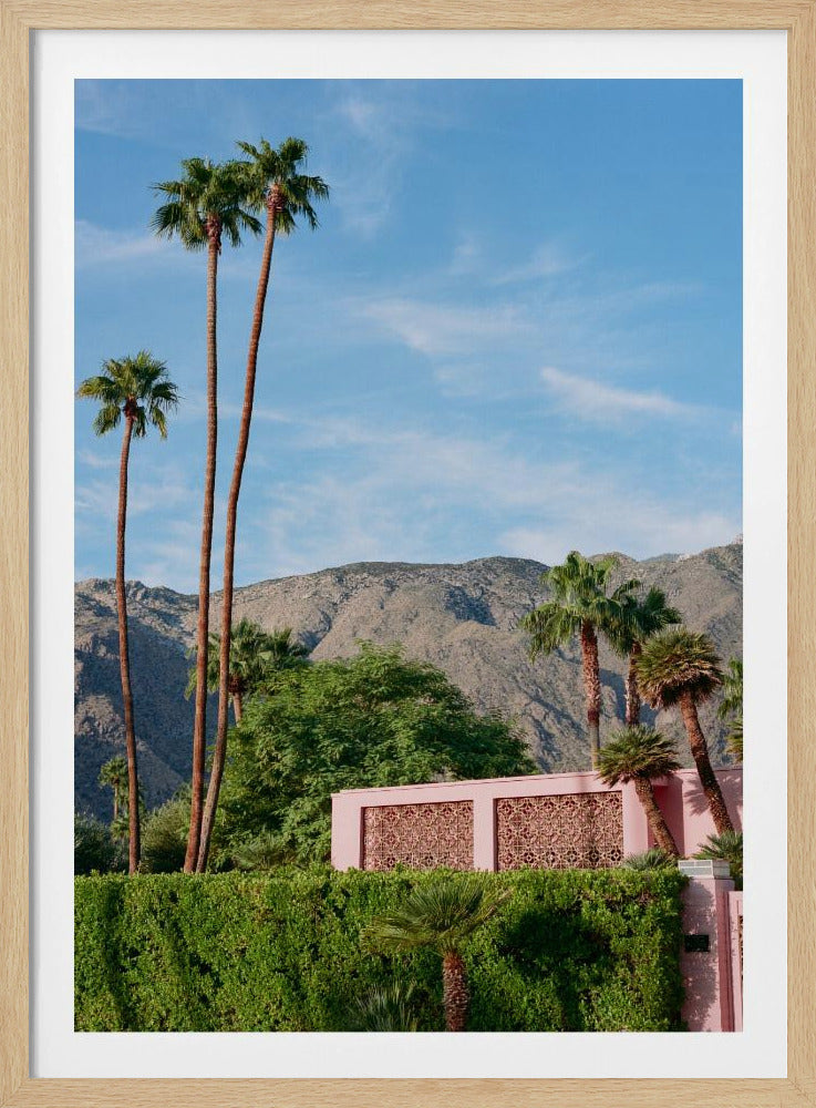 Palm Springs Pink House | Poster