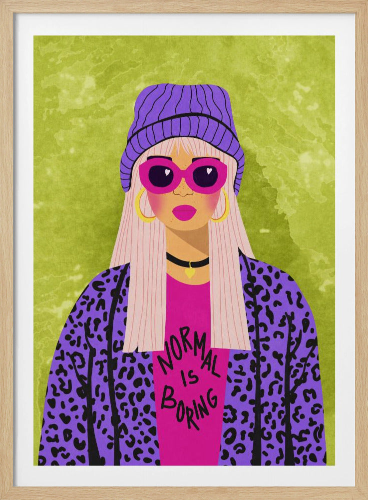Normal is boring | Poster