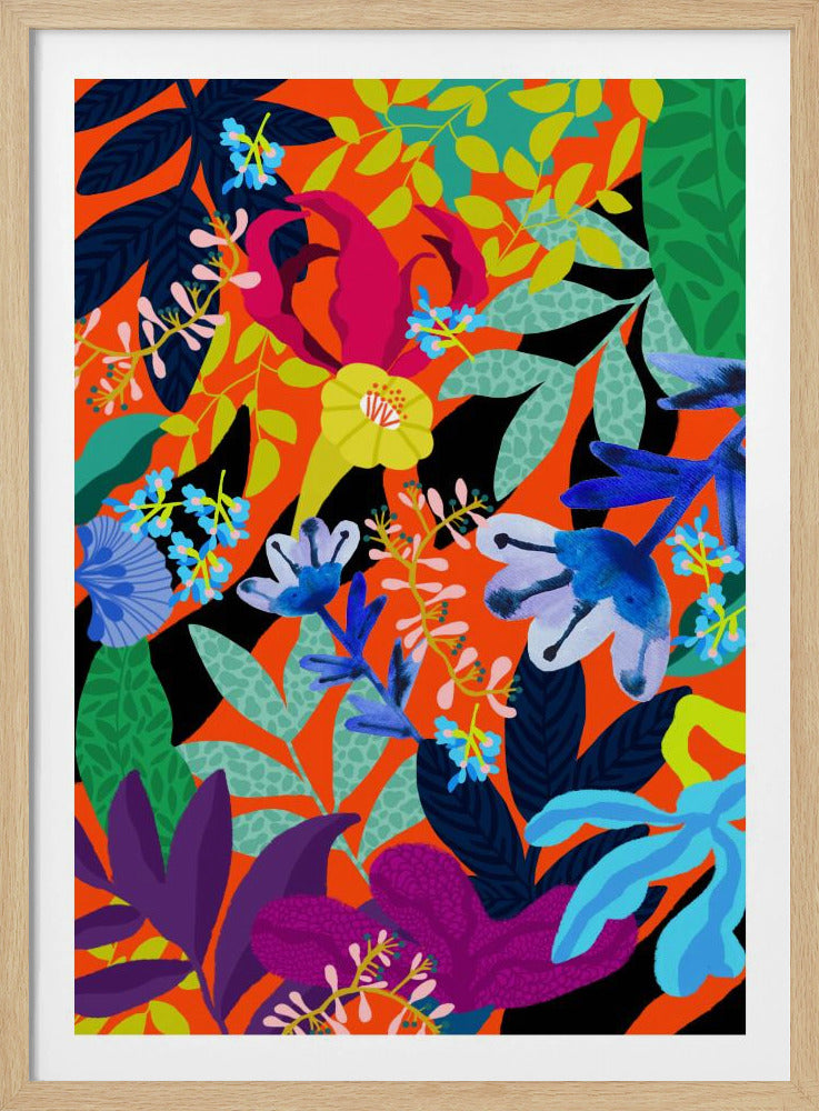 9933x14043 Din 131 Abstract Floral | Poster