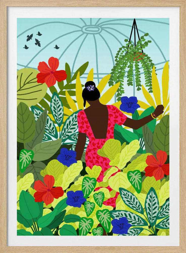 Walking In My Greenhouse | Poster