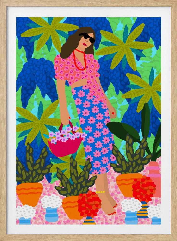 Walking Between Gardens | Poster