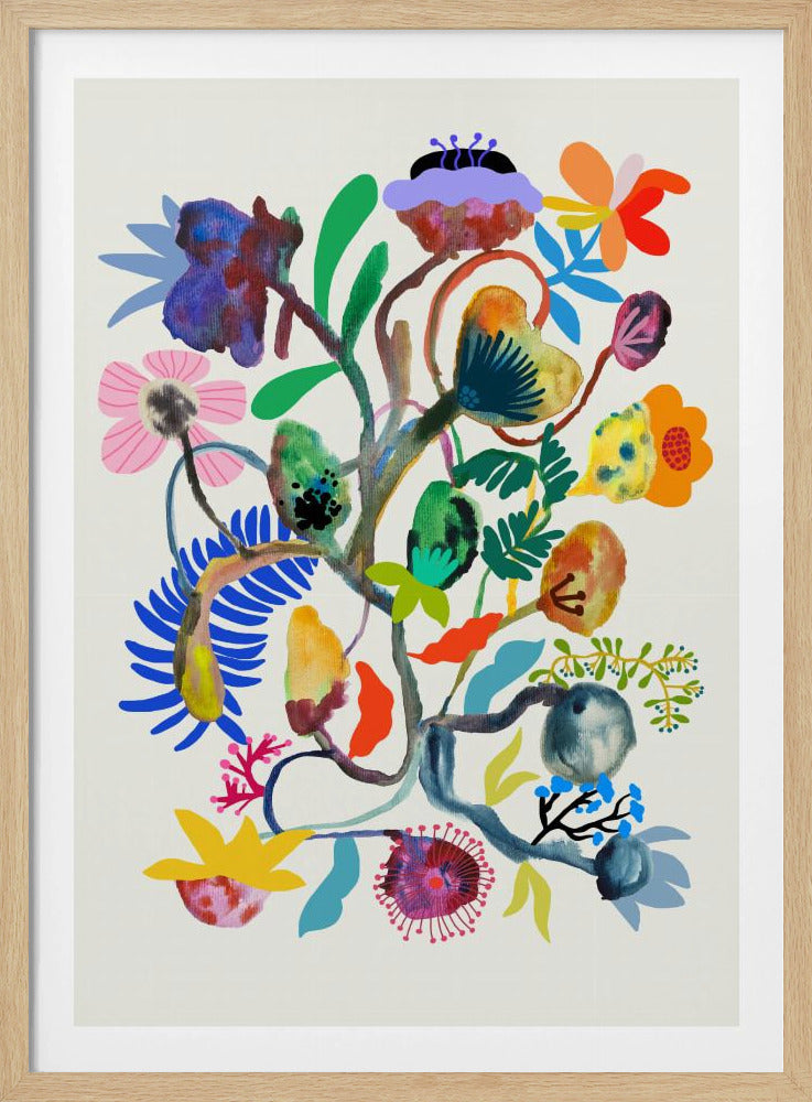 9933x14043 Din 115 Abstract Floral | Poster