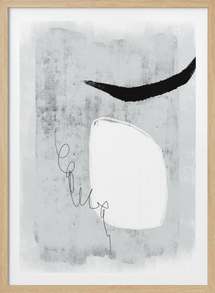 Minimalist Design With Gray Tones | Poster