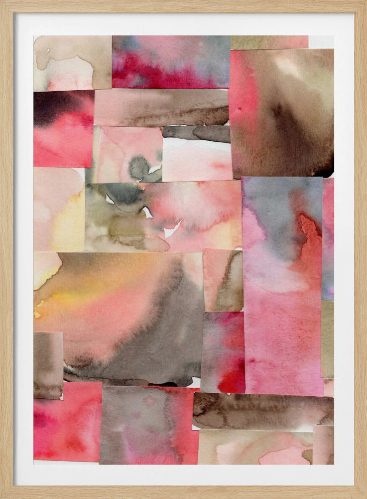 Watercolor abstract composition 6 | Poster