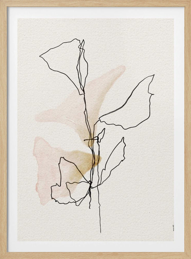 Minimal Bloom Lines | Poster