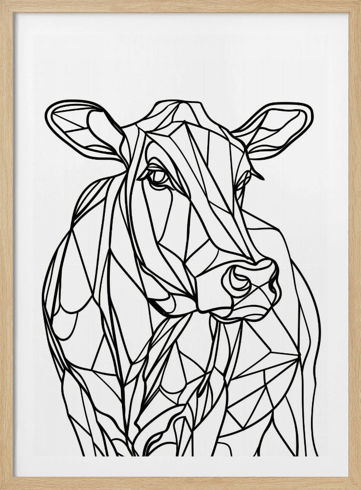 Line Cow | Poster