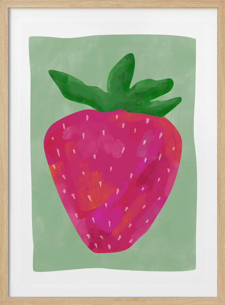 Vibrant strawberry | Poster