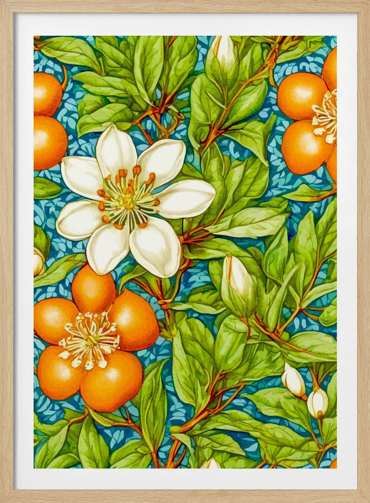 Orange Blossom Nature Plant | Poster