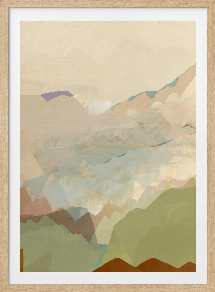 Peachy Mountain Range 3 | Poster