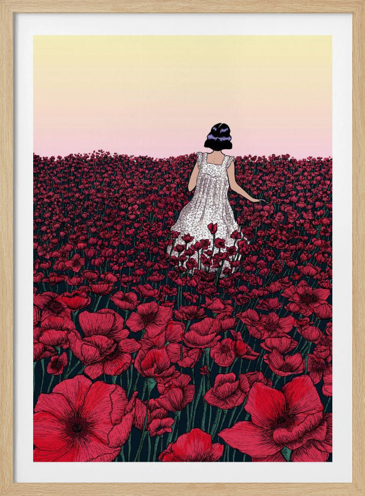 Field of Poppies Original Colour Copy 2 | Poster