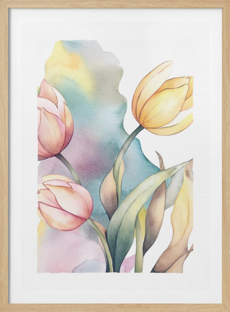 Watercolor Tulip | Poster