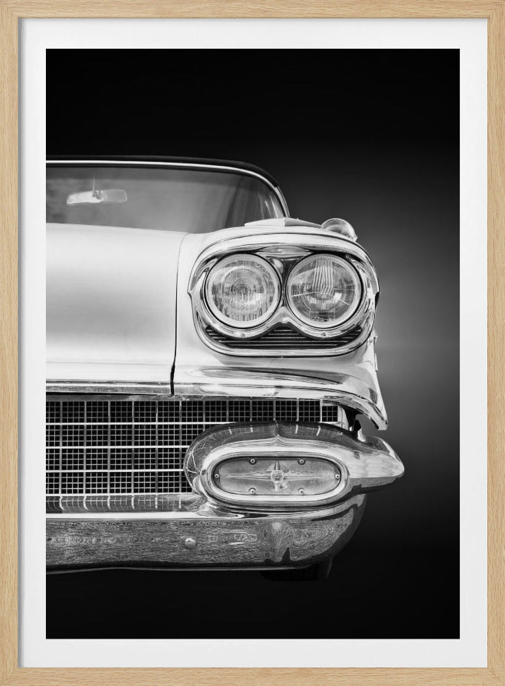 American classic car Bonneville 1958 Convertible | Poster