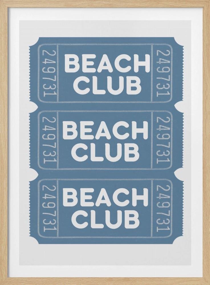 Beach Club Tickets | Poster