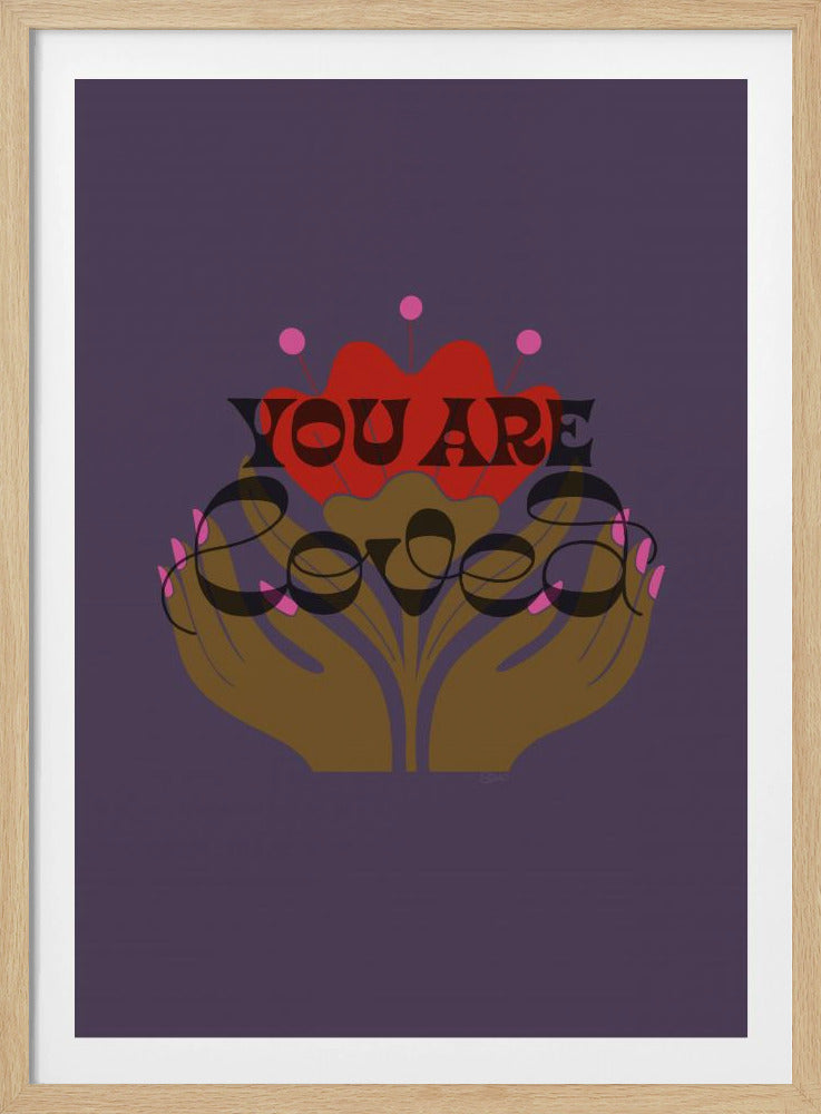 You Are Loved Purple | Poster