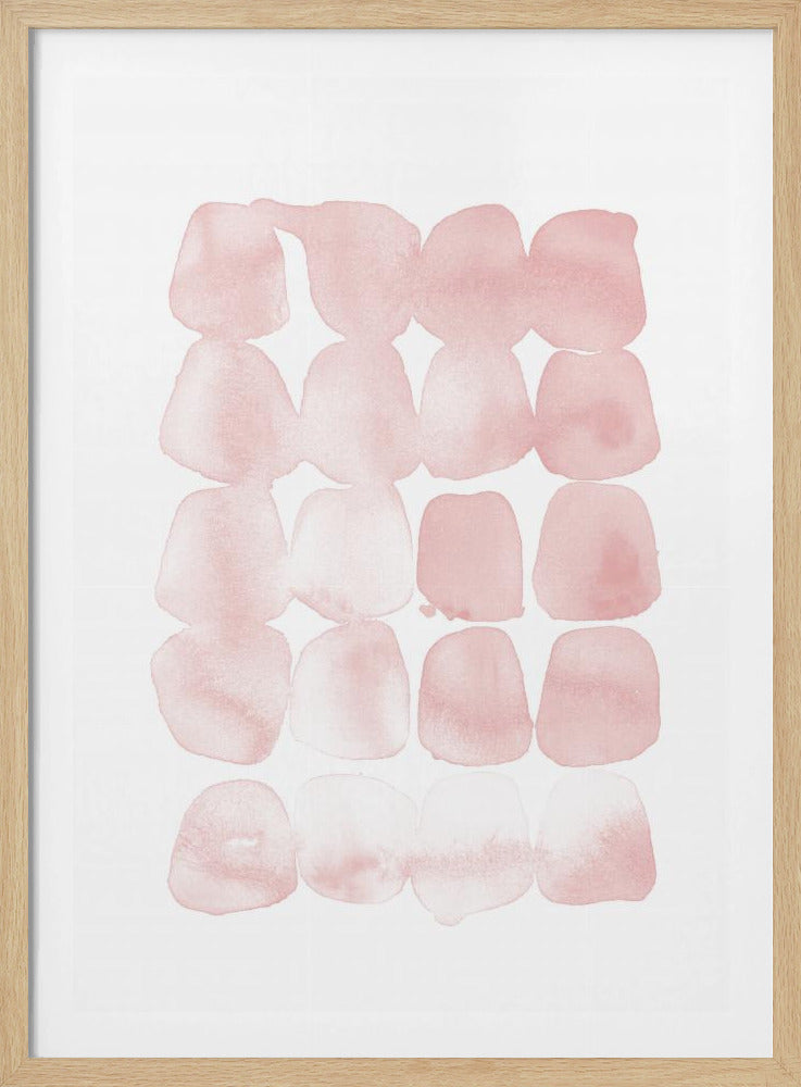 Abstract Blush Dots | Poster