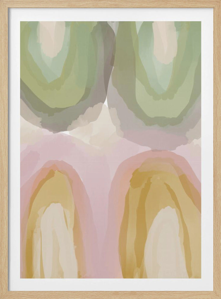 Watercolour Pastel Abstract | Poster