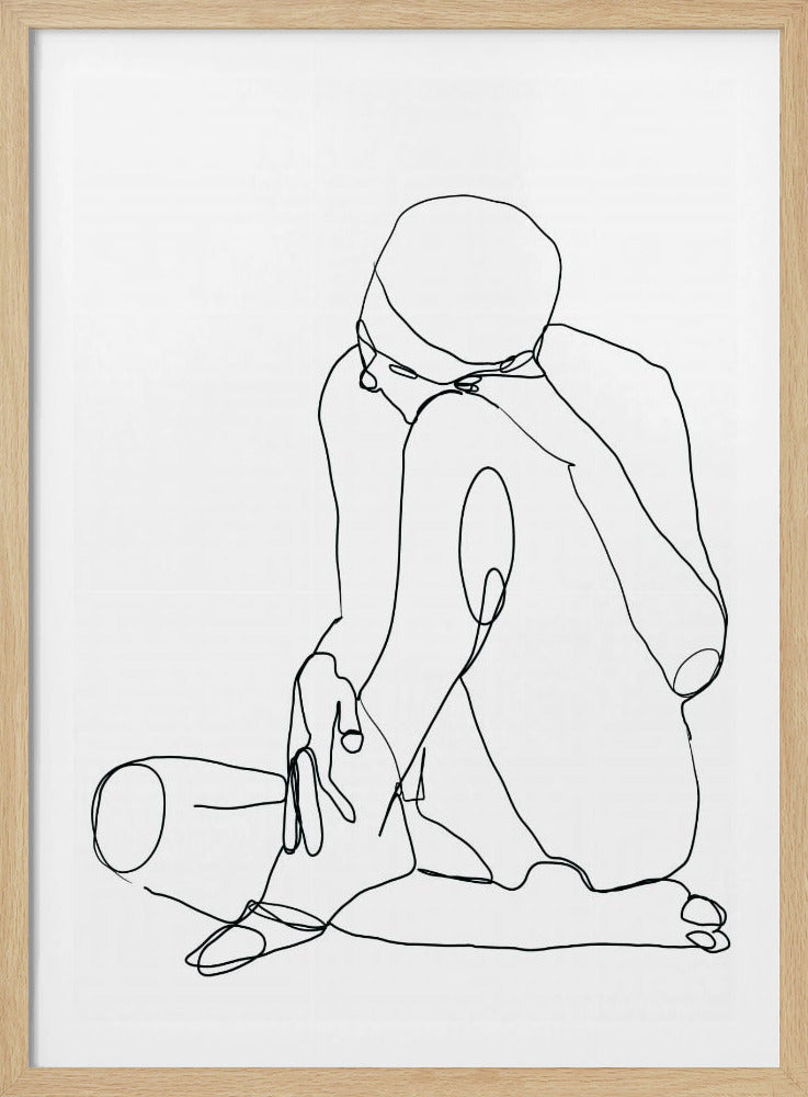 Line Drawing Man | Poster