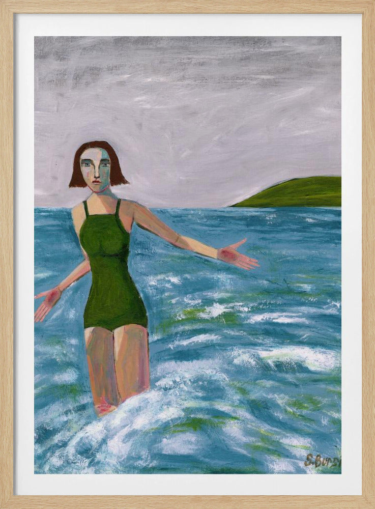 Woman by the sea | Poster