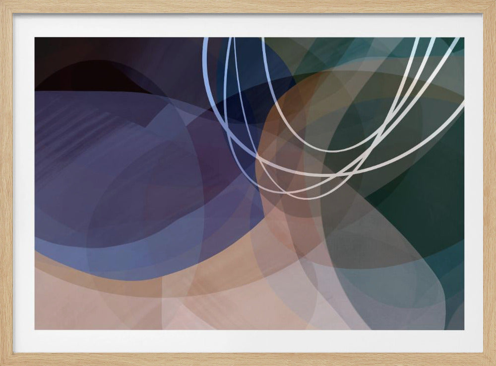 Dusty Rose Shapes 4 | Poster