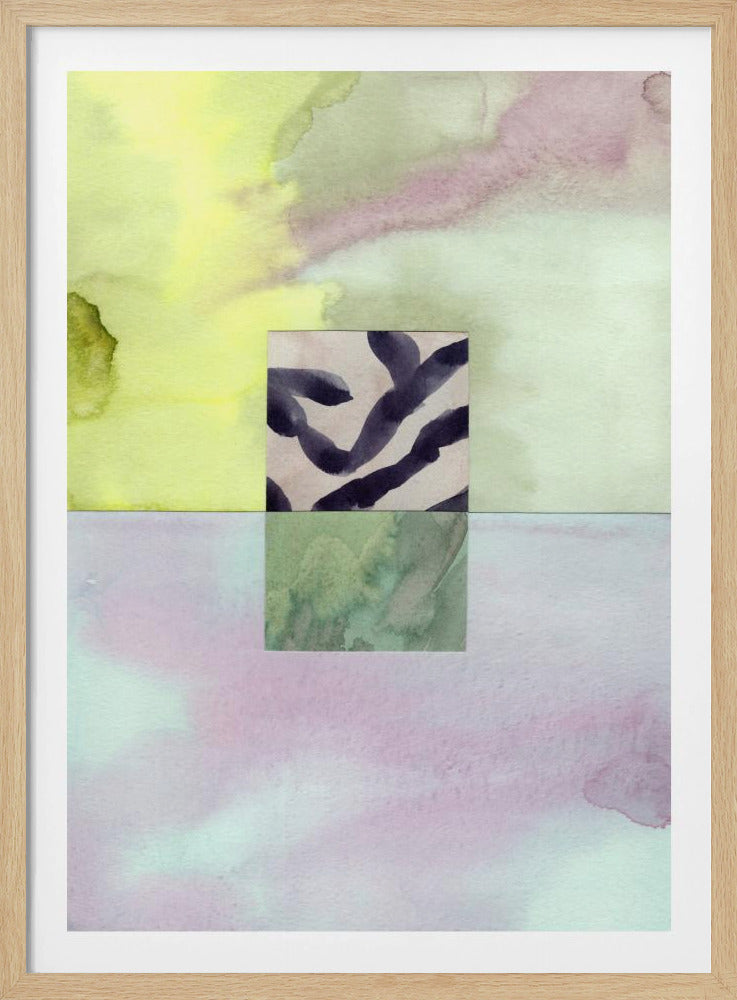 Watercolor abstract composition 8 | Poster