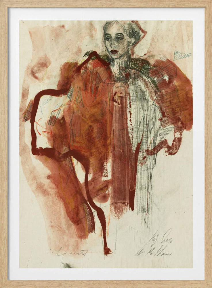 Evocative Human Figure | Poster