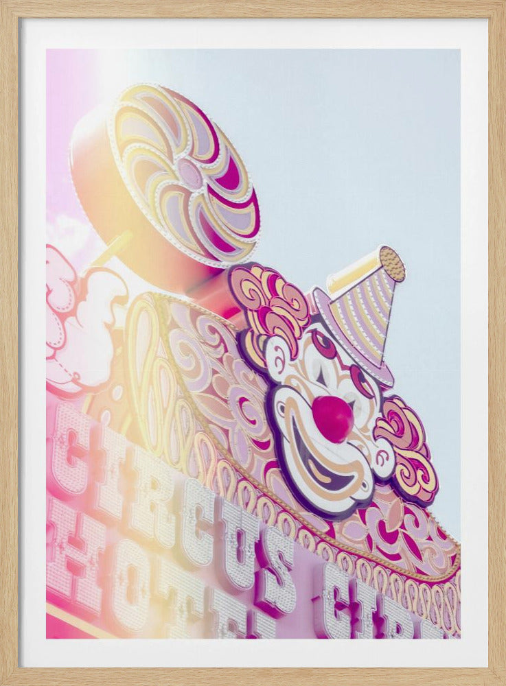 Circus Sign Flare Portrait | Poster
