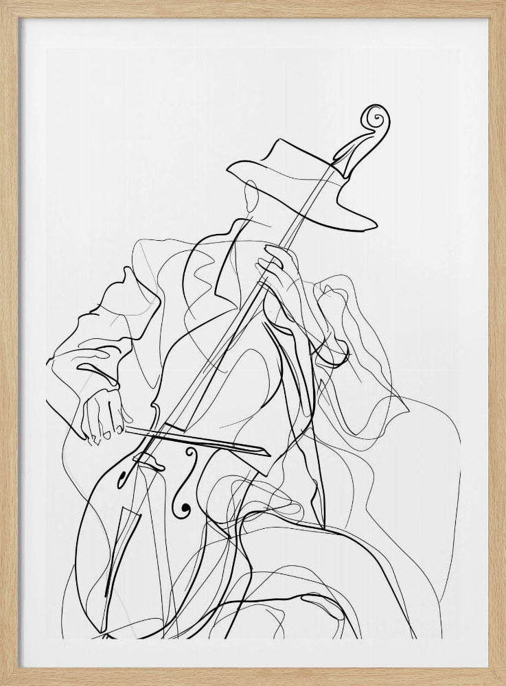 Line Art Musican 1 | Poster