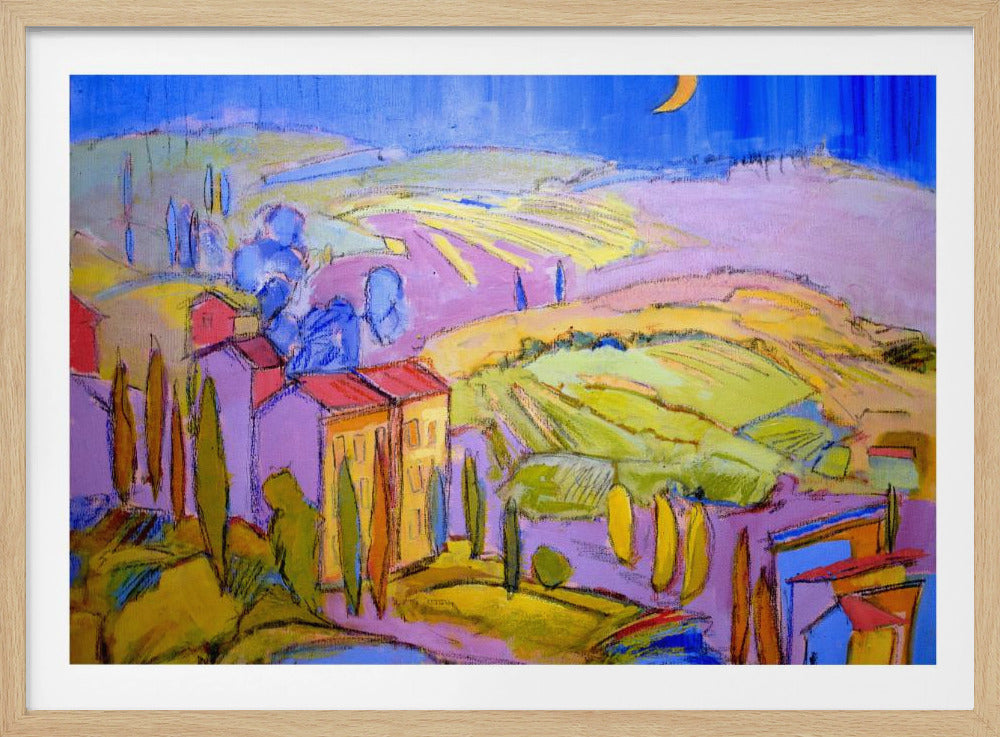 Moonlit Countryside | Poster