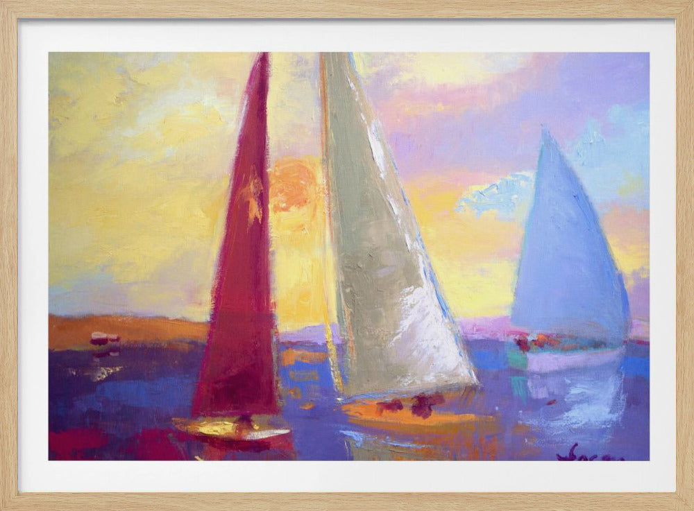 Sunset Sails | Poster