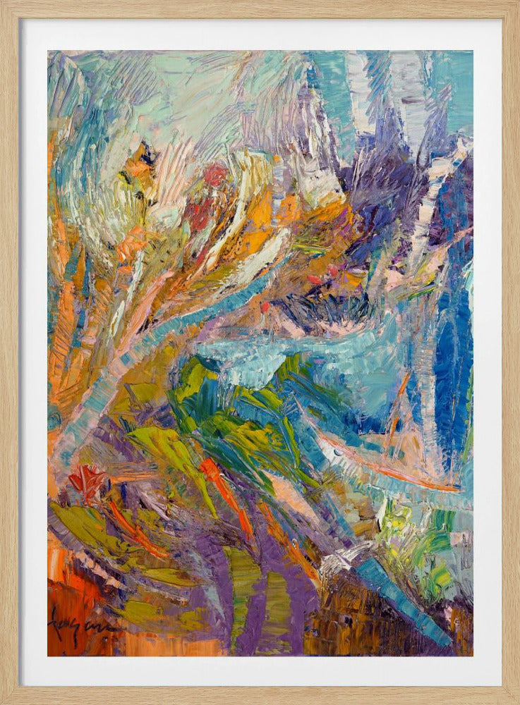 Indigo Abstract | Poster