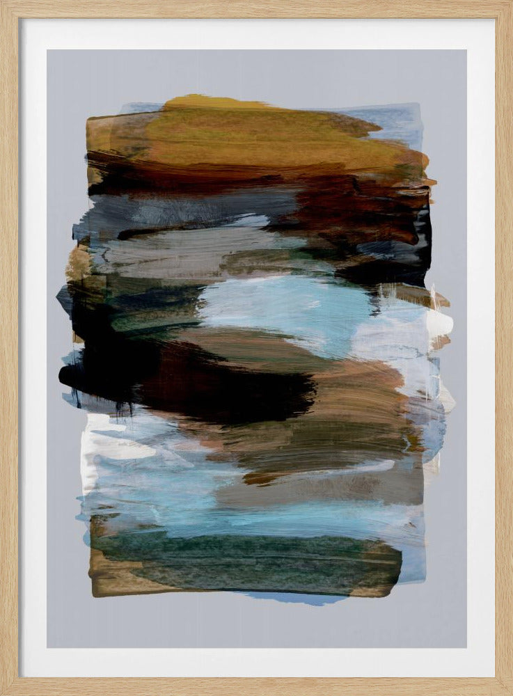 Abstract Brush Strokes 78X | Poster