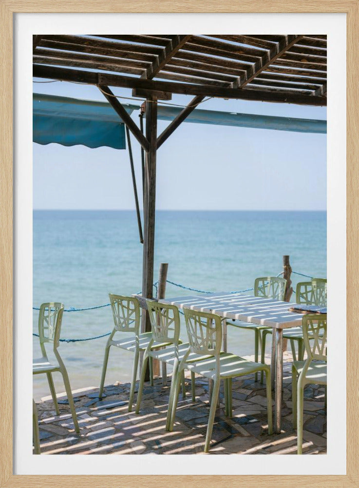 Oceanside View in Morocco | Poster