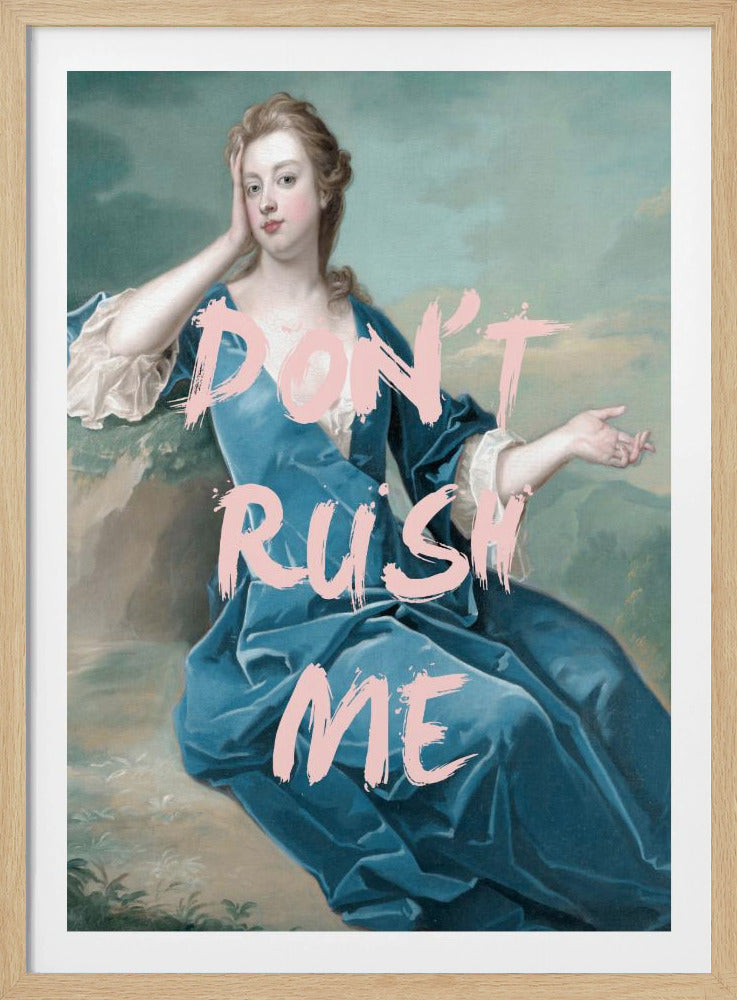 Dontrushmeteal Ratio2x3 | Poster