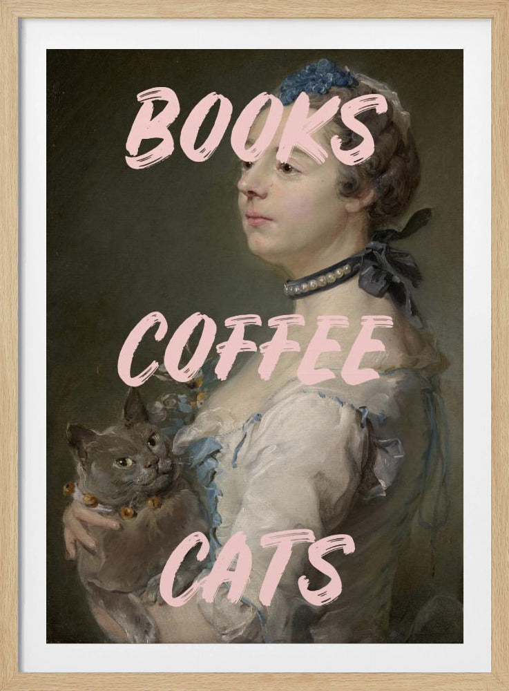 Bookscoffeecats Ratioiso | Poster