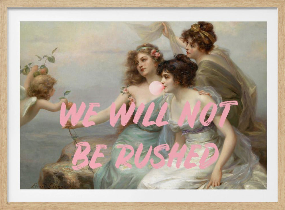 Wewillnotberushed Ratioiso | Poster