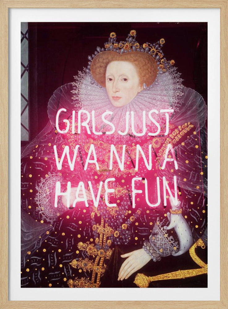 Queenelizabethneon Ratioiso | Poster