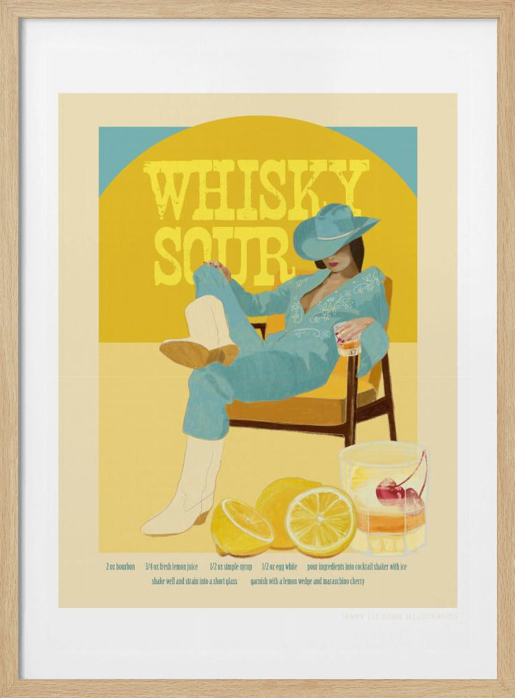 Jlr Cocktails Whiskysour | Poster