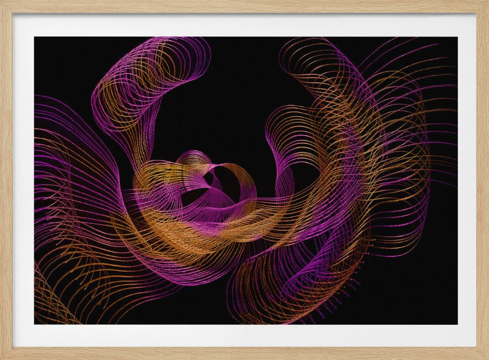 Threads of color | Poster