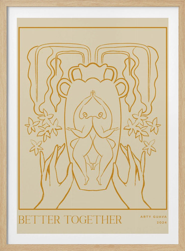 Vessel Collection : Better Together (LineArt) | Poster