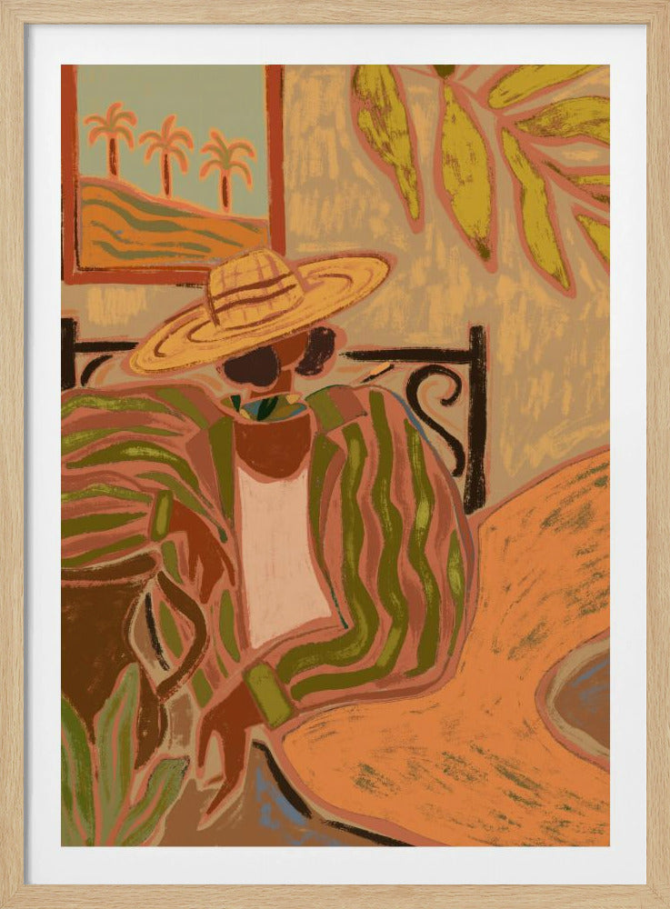 Lady in Stripe | Poster