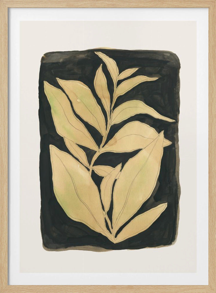 Foliage noir N.2 | Poster