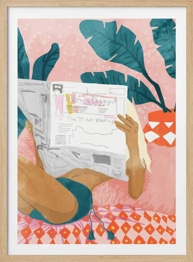 Bohemian Morning News Art Print | Poster