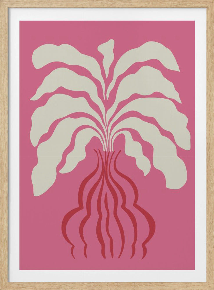 Minimal Leaf and Vase | Poster
